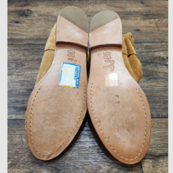 Joie Pinyon Western Boho Suede Pull On Ankle Booties - Picture 12 of 15